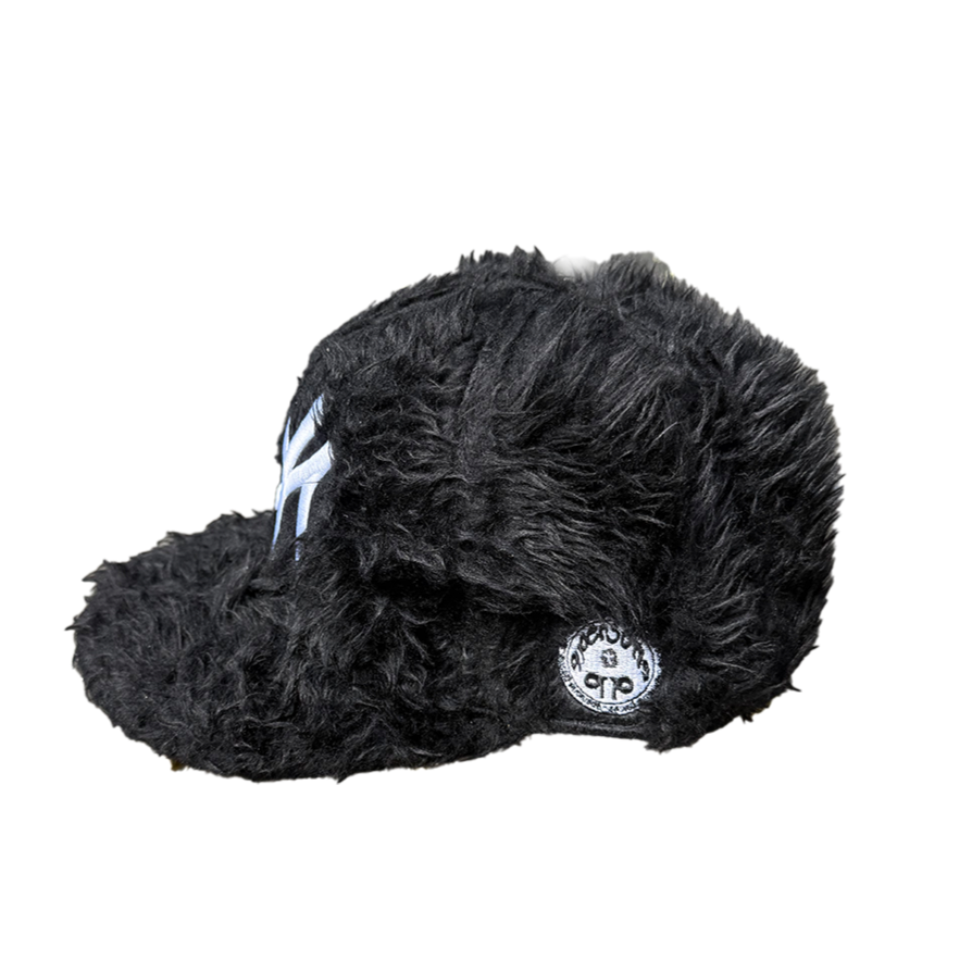 faux fur black