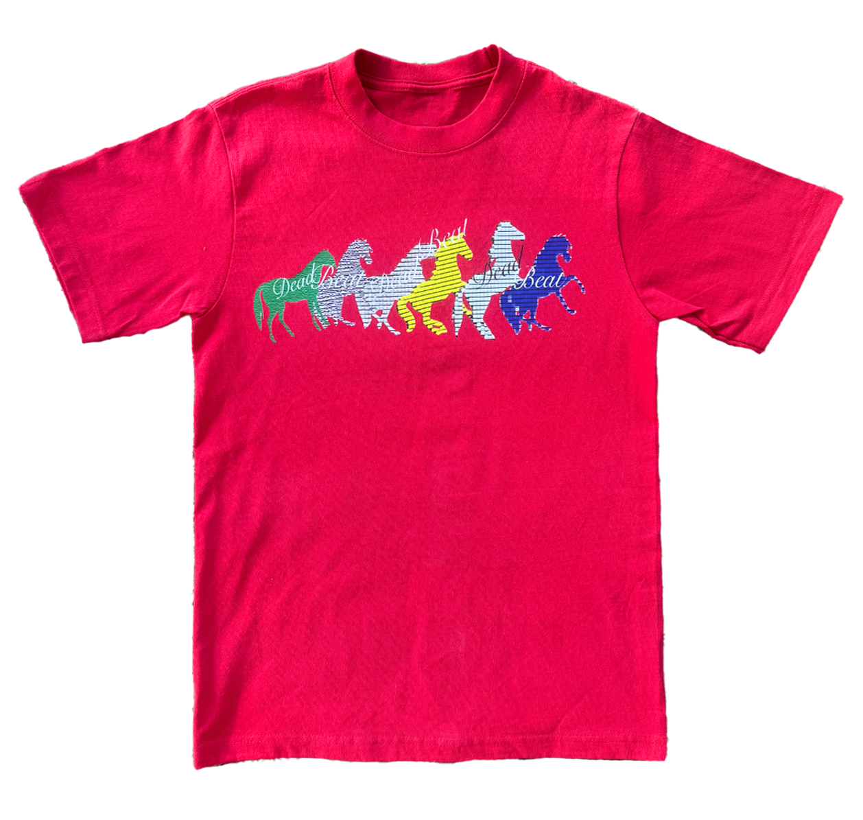 red gallop tee