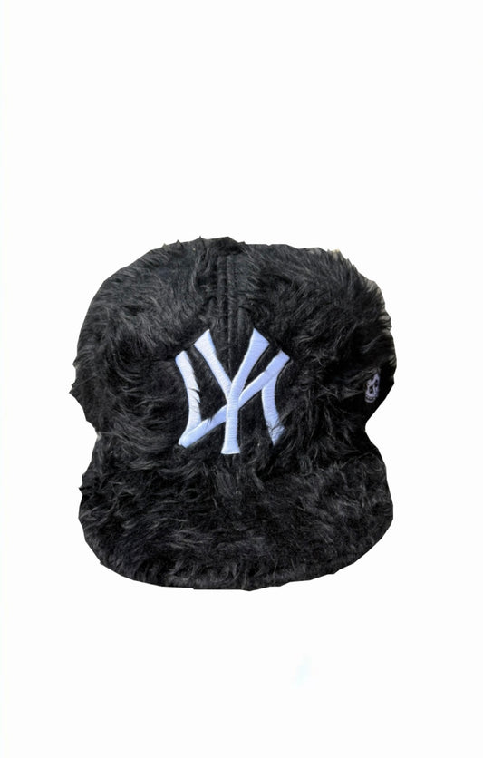 faux fur black
